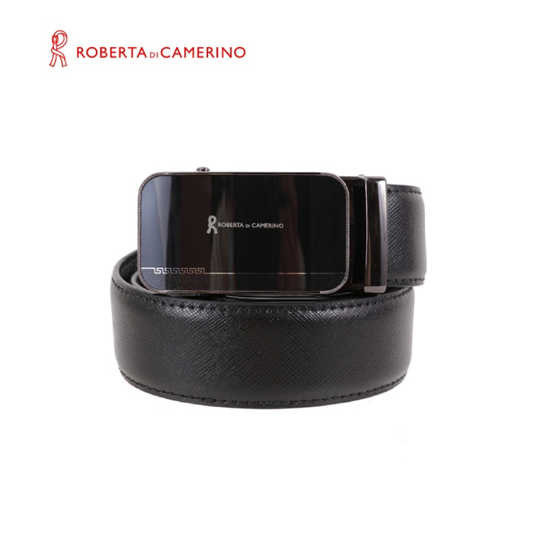 【Roberta di Camerino】頭層牛皮 - CROSS 自動扣皮帶 - 4(050R-C05-01 4)✿30B001